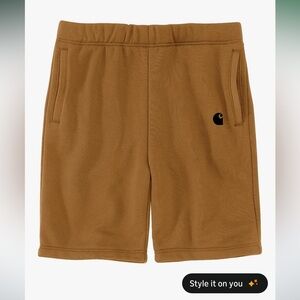 Carhartt Men Brown Sweatshorts